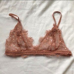 Urban Outfitters Lace Pink Bra